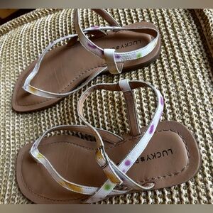 Lucky brand women’s sandals, size 8. Like new.